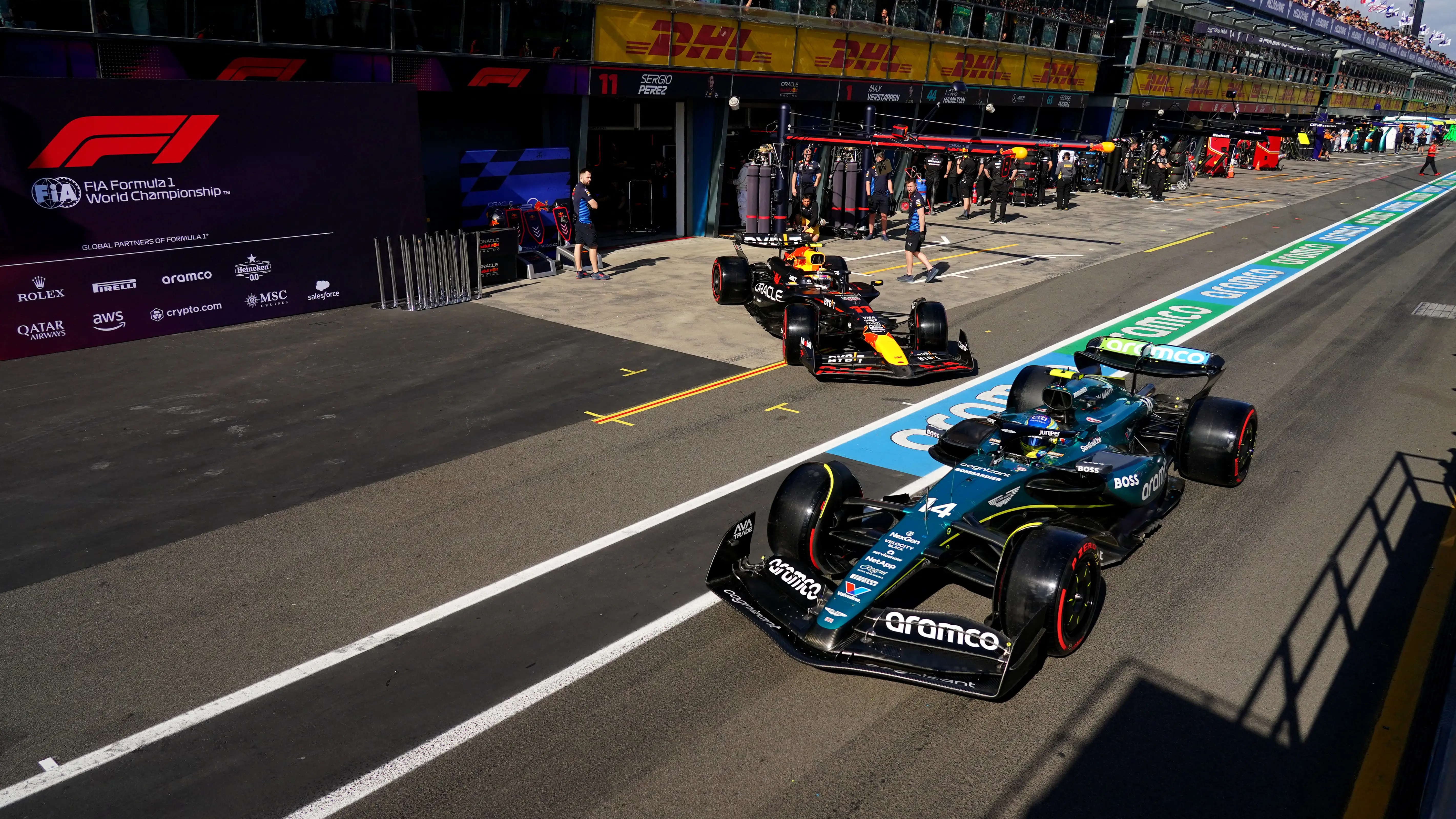 Fernando Alonso en el GP de Australia