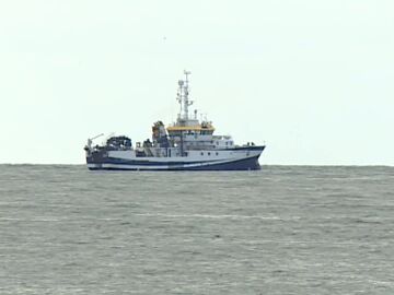 Barco pesquero en el Atlántico