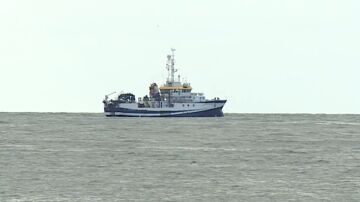 Barco pesquero en el Atlántico