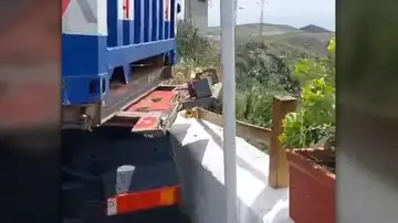 Coche atascado en Canarias