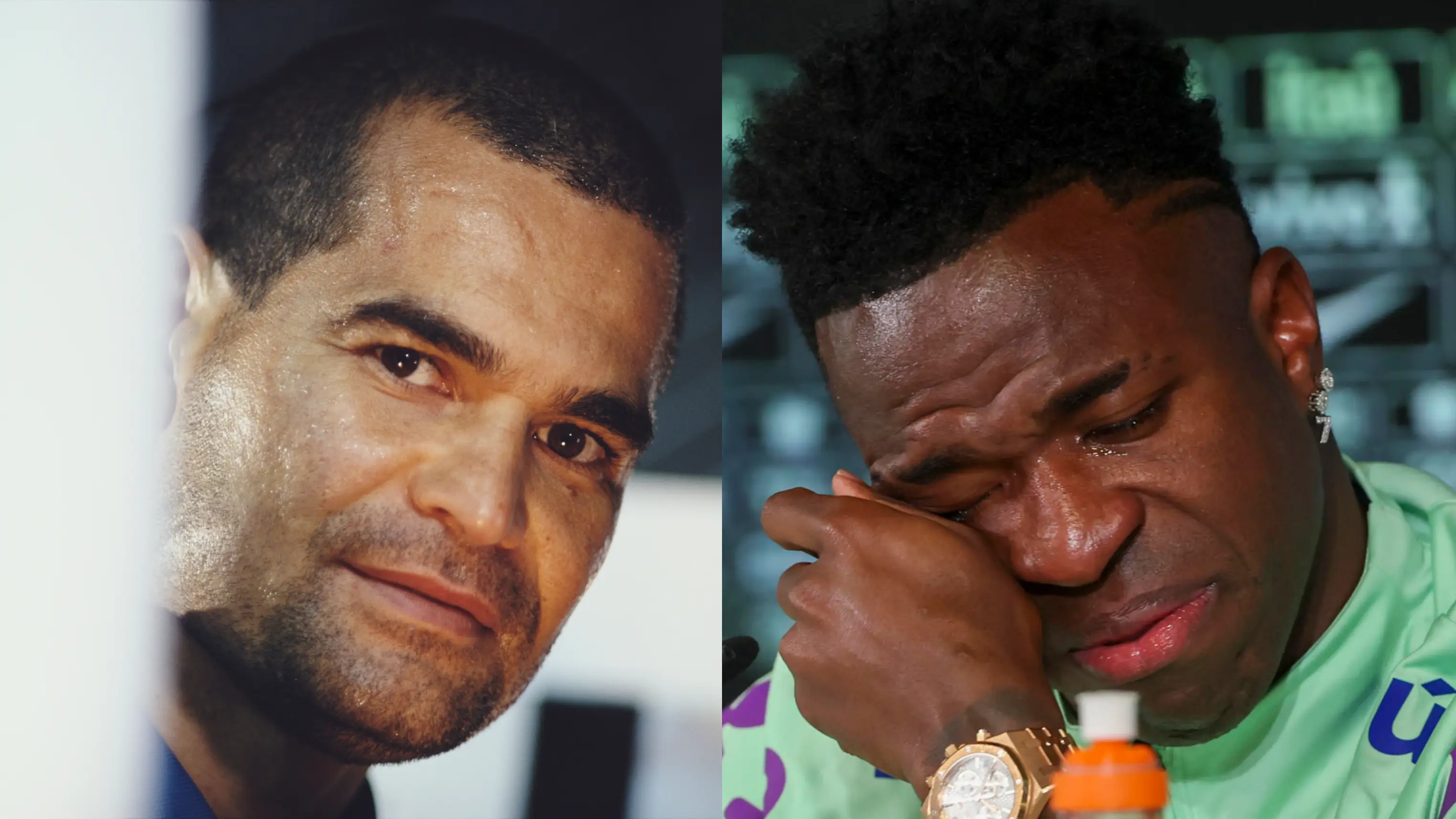 José Luis Chilavert (i) y Vinícius Jr José Luis Chilavert (i) y Vinícius Jr