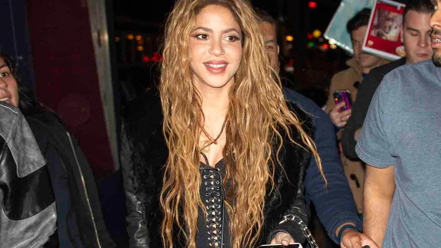 Shakira tras su concierto en Nueva York