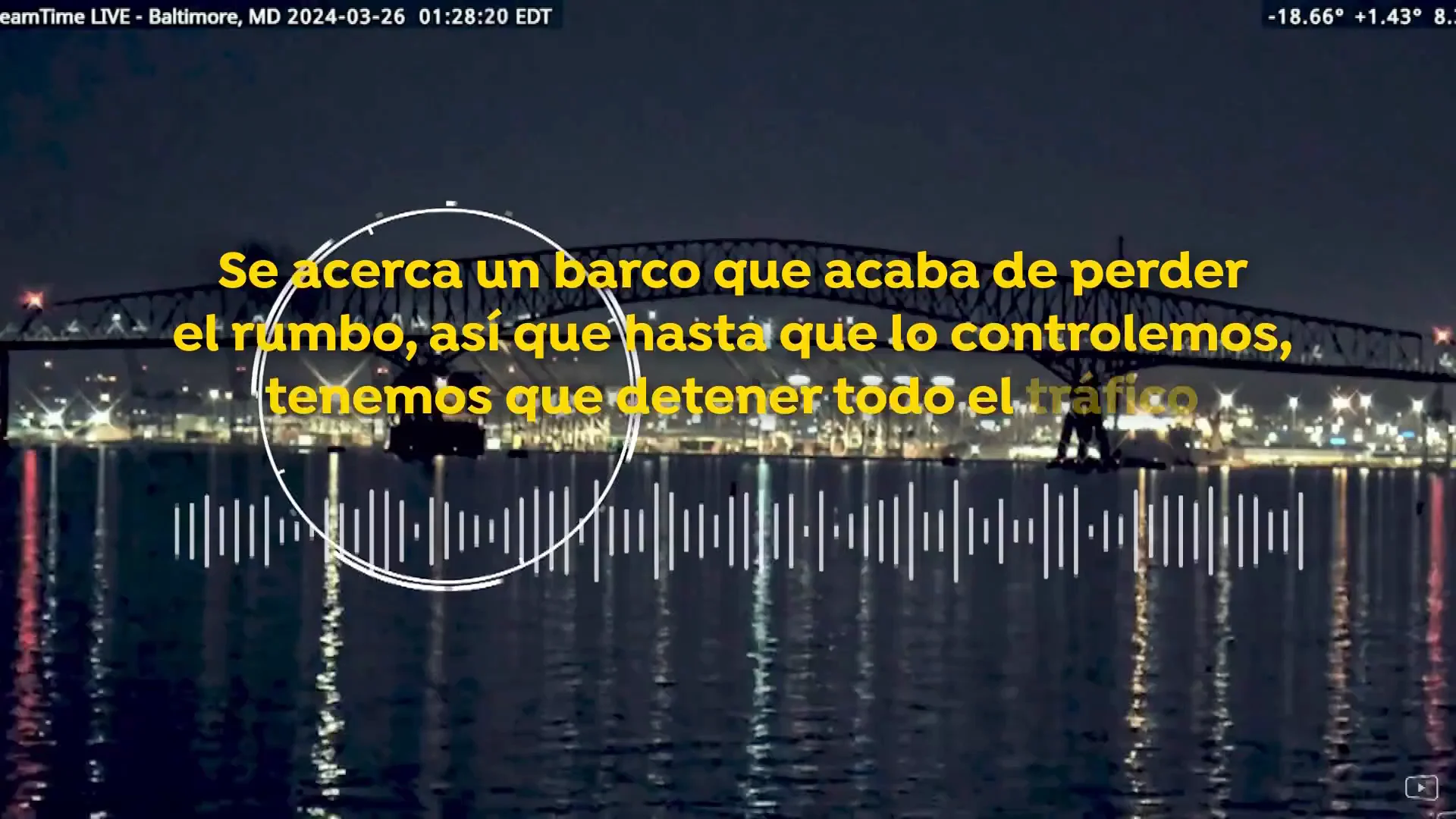 Conversaci&oacute;n de las autoridades de Baltimore