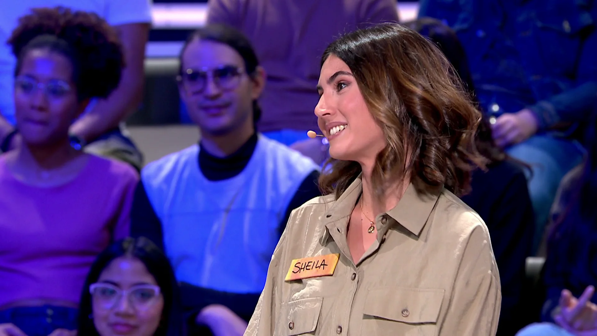 Sheila, concursante del atril amarillo