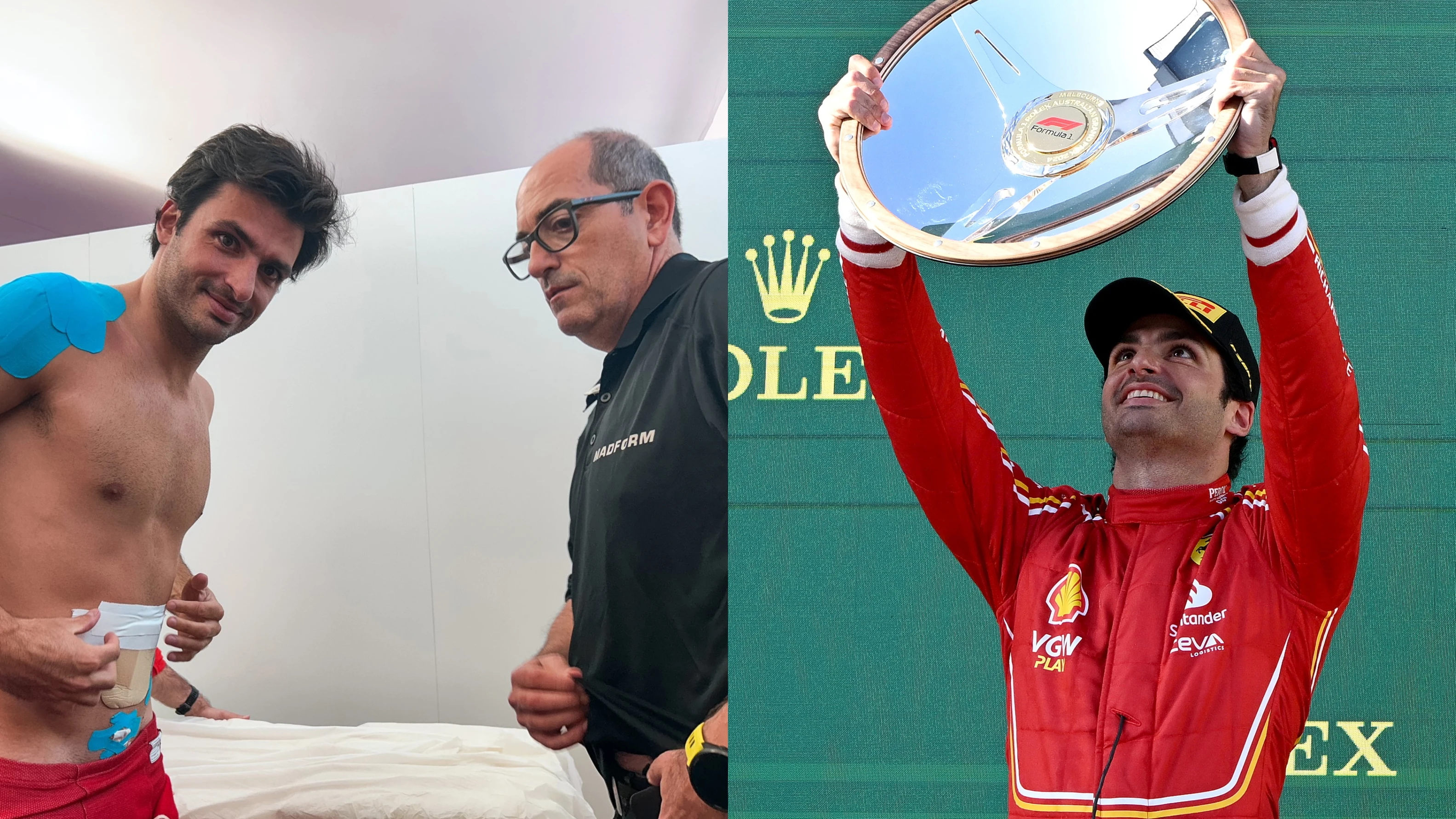 Carlos Sainz y increíble proceso de recuperación Carlos Sainz y increíble proceso de recuperación