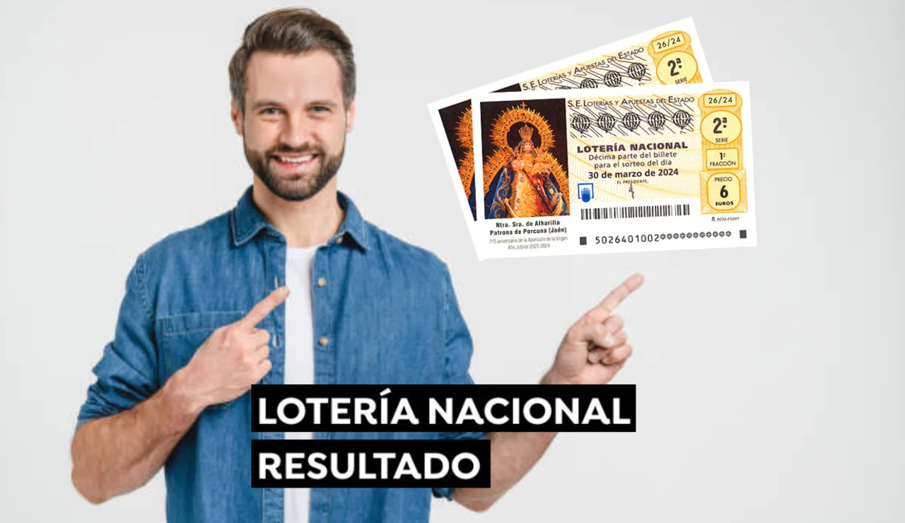 Sorteo Lotería Nacional: Comprobar décimo de hoy sábado 30 de marzo, en directo