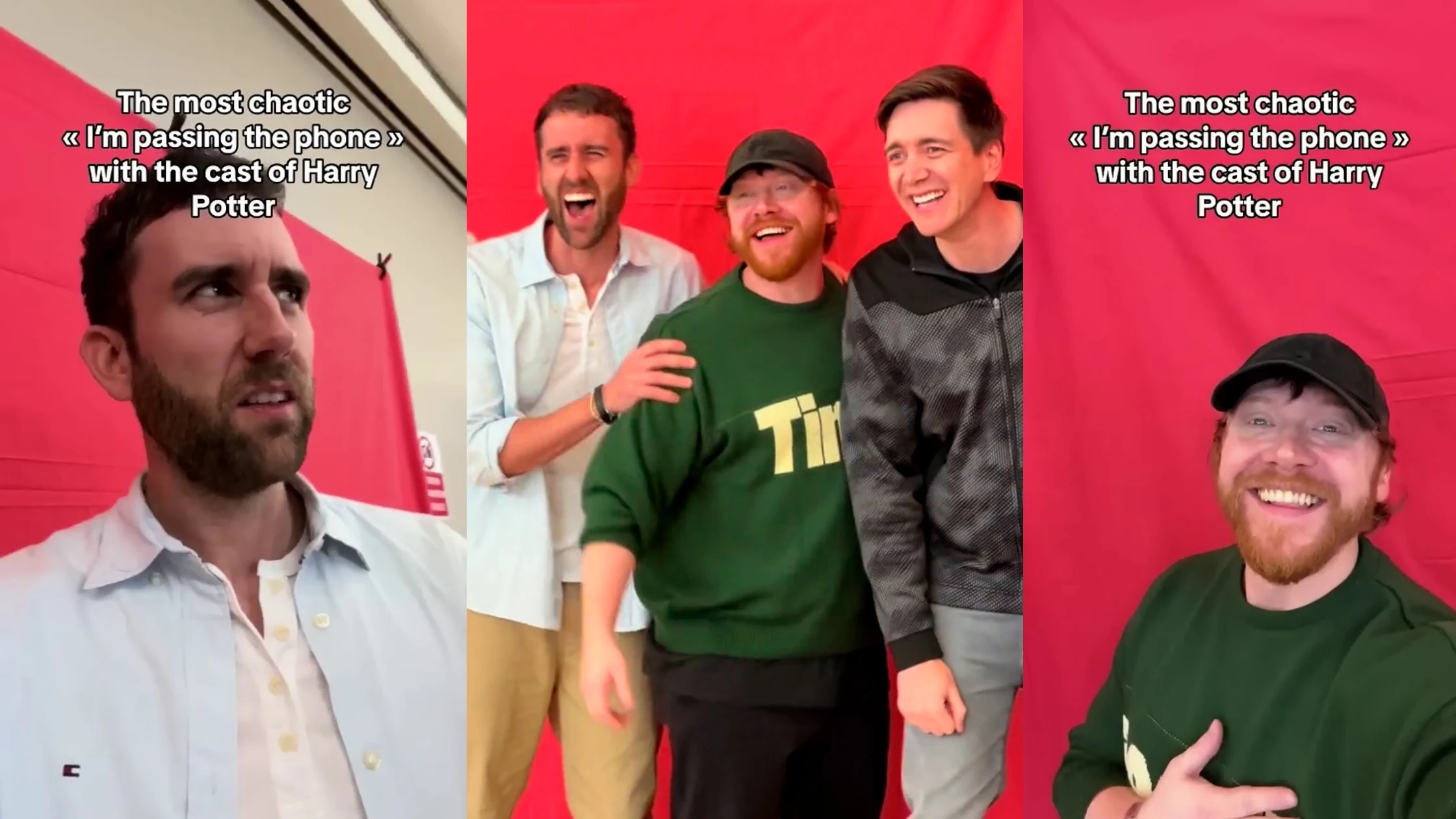 Los actores de Harry Potter se reencuentran Los actores de Harry Potter se reencuentran