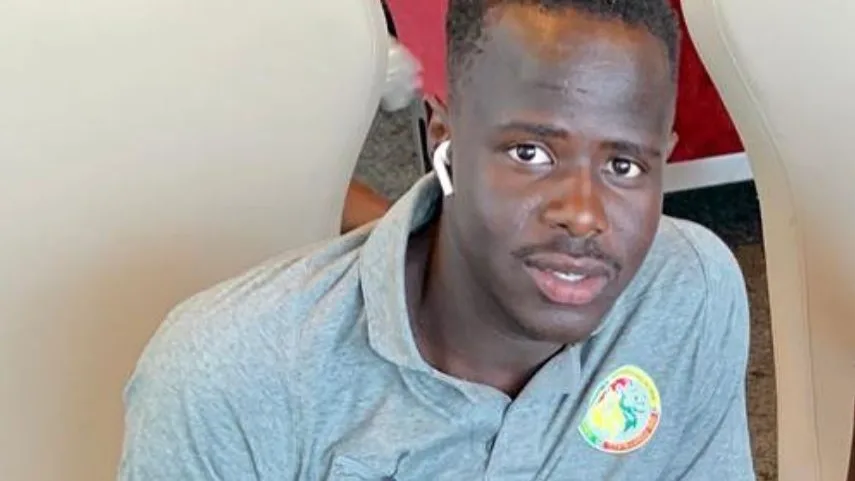 El portero senegalés Cheikh Kane Sarr El portero senegalés Cheikh Kane Sarr