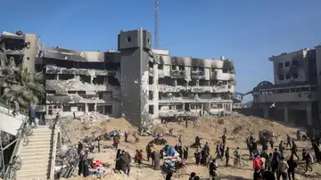 Lo que queda del hospital Al Shifa en Gaza