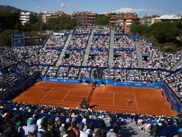 La pista central del Real Club Tenis de Barcelona durante la final de 2023