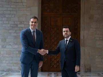 Pedro Sánchez y Pere Aragonès Pedro Sánchez y Pere Aragonès