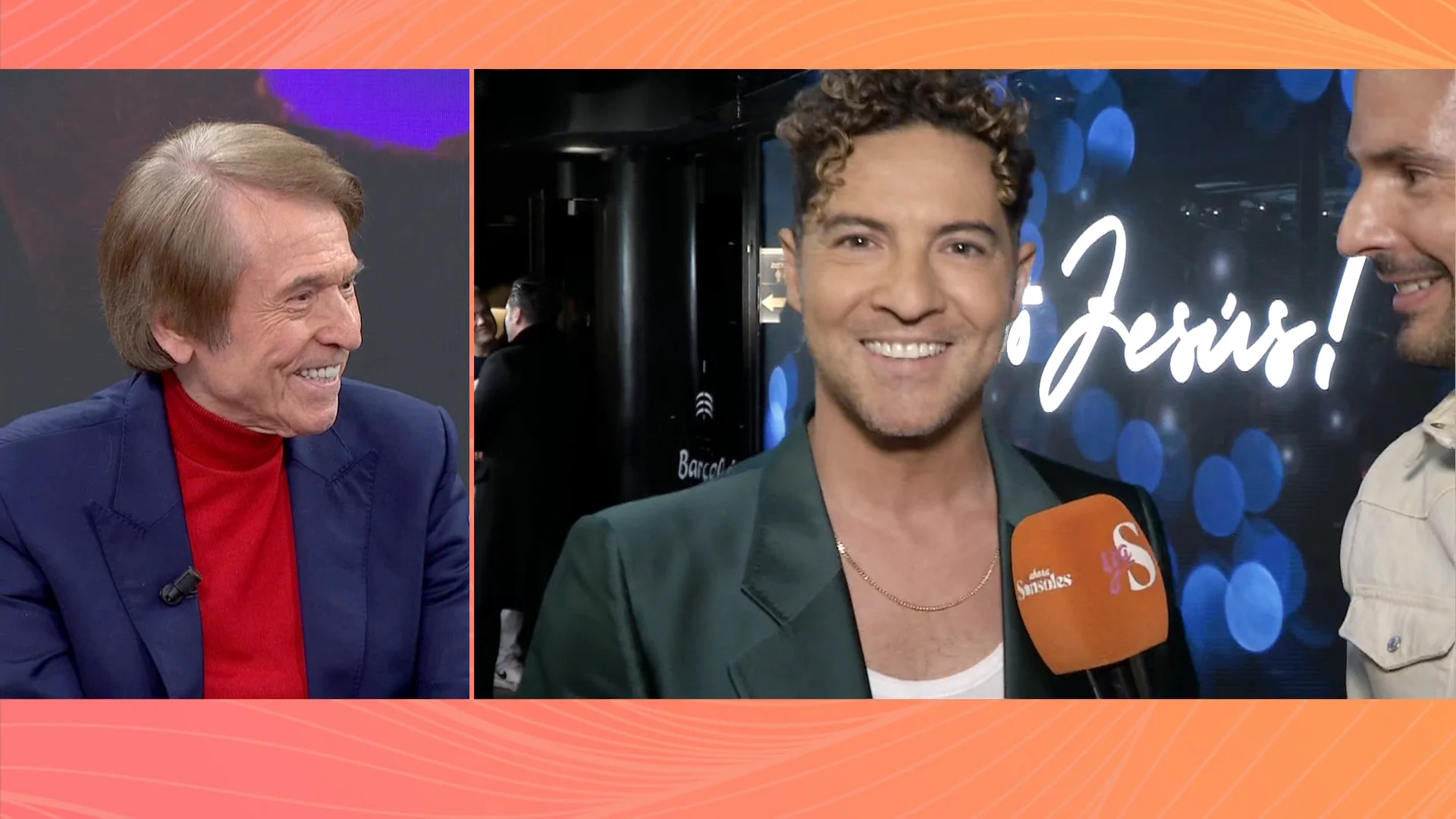 David Bisbal y Raphael, respeto y admiraci&oacute;n mutua: "Ha sabido llevar nuestra bandera en much&iacute;simos pa&iacute;ses"
