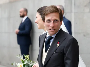 Imagen de Almeida en el día de su boda. Imagen de Almeida en el día de su boda.