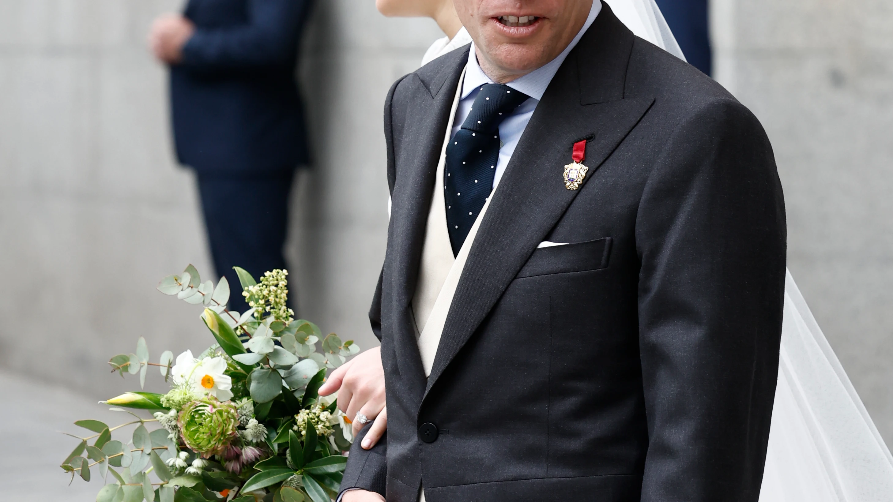 Imagen de Almeida en el d&iacute;a de su boda.