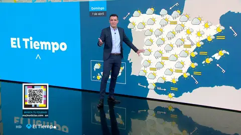 Domingo con lluvia de barro y menos calor Domingo con lluvia de barro y menos calor