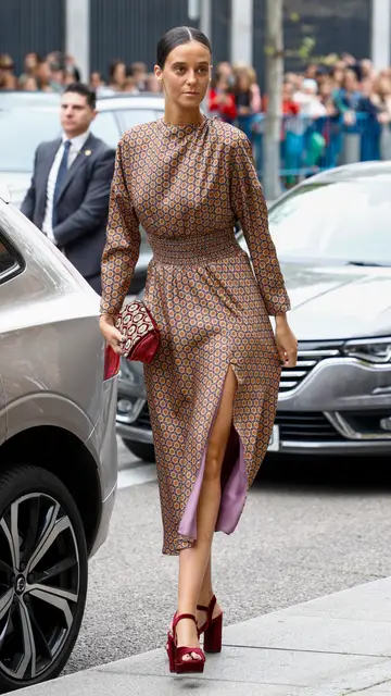 El vestido de Victoria Federica en la boda de Martínez-Almeida y Teresa Urquijo El vestido de Victoria Federica en la boda de Martínez-Almeida y Teresa Urquijo