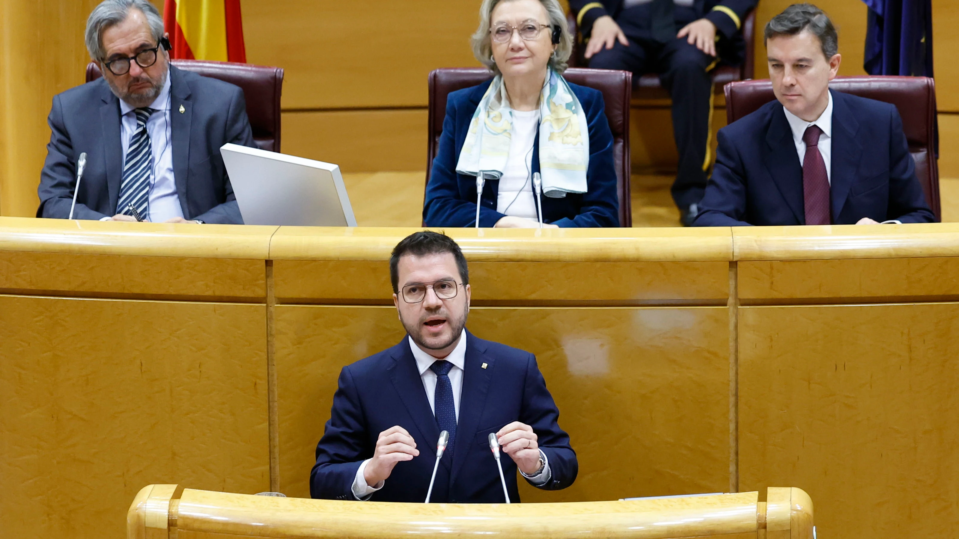 Aragonès en el Senado Aragonès en el Senado