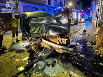 Accidente de tráfico en Jérica (Castellón)
