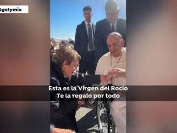 Mujer de Huelva conoce al Papa Francisco