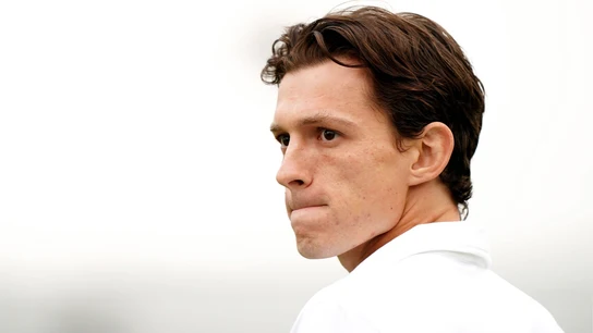 Tom Holland en Wentworth Golf Club en Virginia Water, Surrey Tom Holland en Wentworth Golf Club en Virginia Water, Surrey
