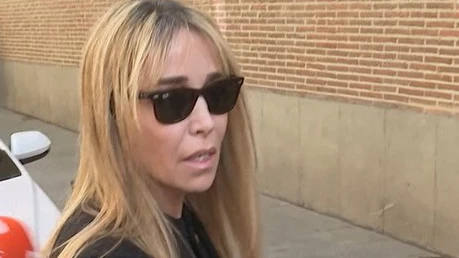 Nadia Halamandari en la misa funeral de Fernando G&oacute;mez-Acebo