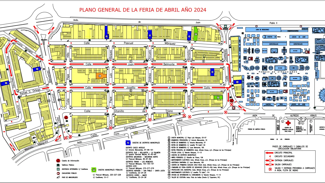 Casetas Feria de Abril de Sevilla 2024 Casetas Feria de Abril de Sevilla 2024
