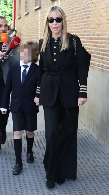 Nadia Halamandari en la misa funeral de Fernando Gómez-Acebo Nadia Halamandari en la misa funeral de Fernando Gómez-Acebo