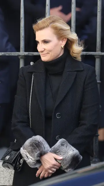 María Zurita, en la misa funeral de Fernando Gómez-Acebo María Zurita, en la misa funeral de Fernando Gómez-Acebo