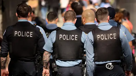 Imagen de agentes de la Policía de Chicago Imagen de agentes de la Policía de Chicago