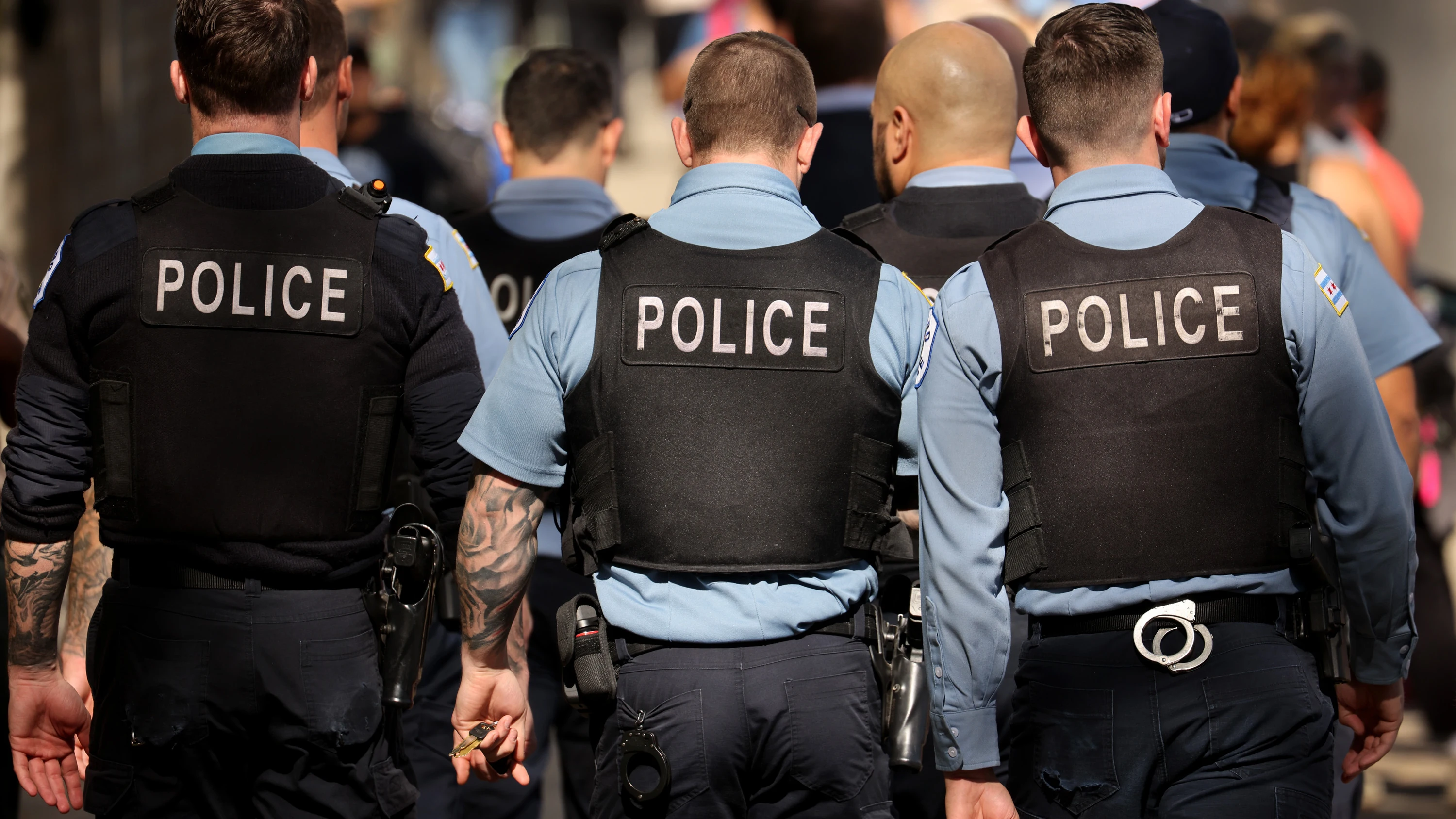 Imagen de agentes de la Policía de Chicago Imagen de agentes de la Policía de Chicago