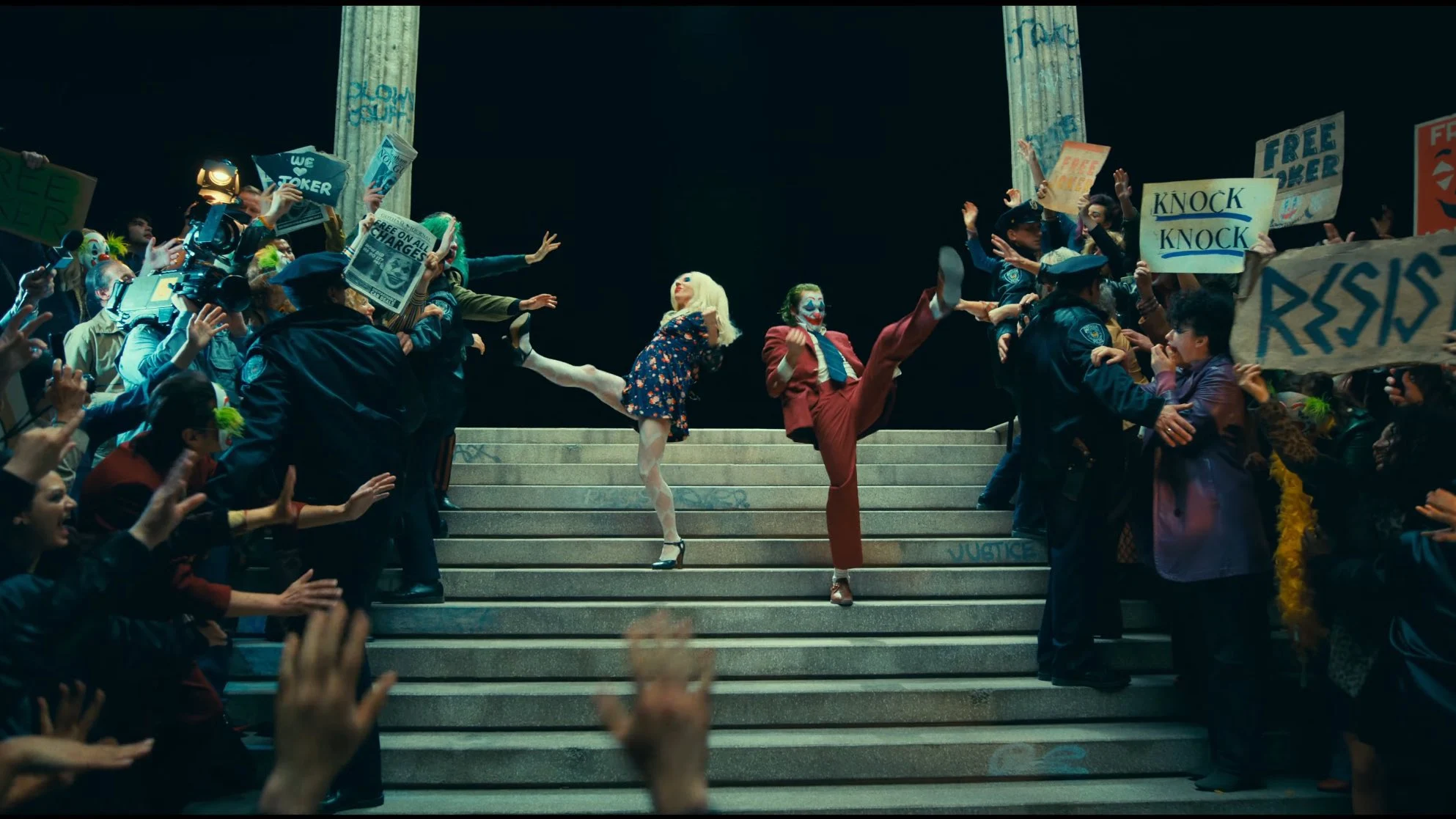Joaquin Phoenix y Lady Gaga en Joker: Folie à Deux Joaquin Phoenix y Lady Gaga en Joker: Folie à Deux