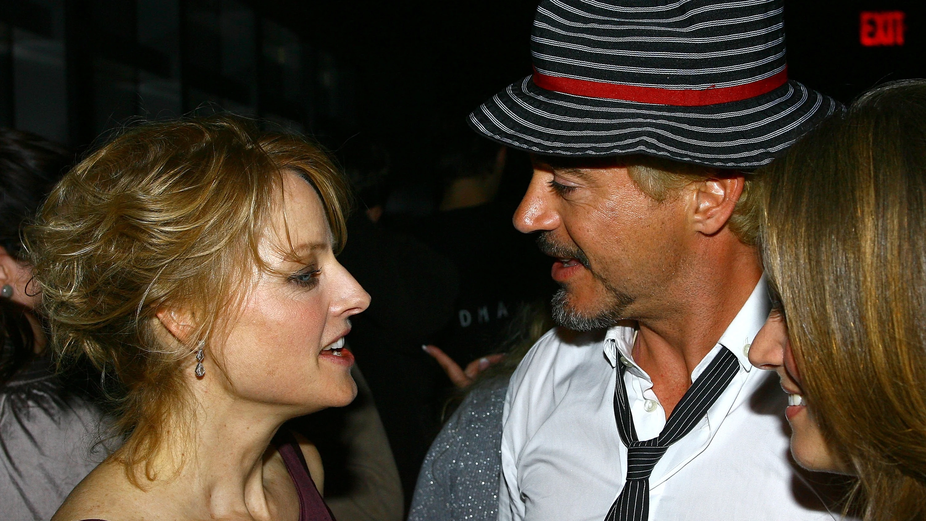 Jodie Foster y Robert Downey Jr. en 2007 Jodie Foster y Robert Downey Jr. en 2007