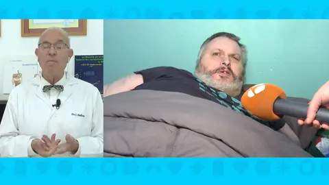 Doctor Carlos Ballesta ayuda a José María Doctor Carlos Ballesta ayuda a José María