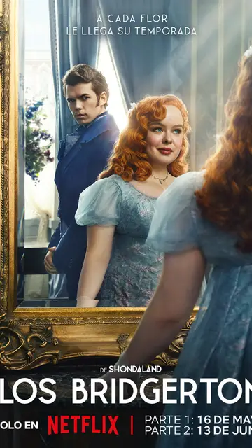 Póster temporada 3 de Los Bridgerton con Colin y Penelope como protagonistas Póster temporada 3 de Los Bridgerton con Colin y Penelope como protagonistas
