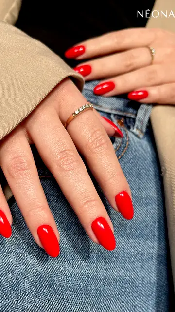 Manicura roja Manicura roja