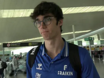 Pablo Urdangarin, en Barcelona Pablo Urdangarin, en Barcelona