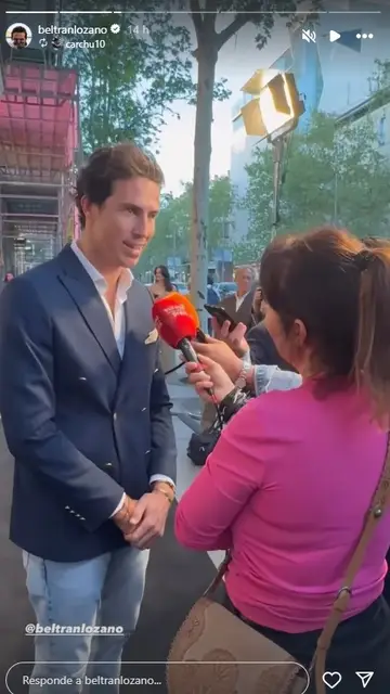 Beltrán Lozano en un evento de Silbon Beltrán Lozano en un evento de Silbon