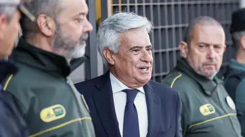 Pedro Rocha, a su llegada a los juzgados en Majadahonda Pedro Rocha, a su llegada a los juzgados en Majadahonda