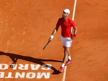 Novak Djokovic, en su partido ante Álex de Miñaur