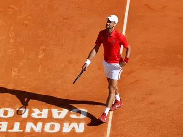 Novak Djokovic, en su partido ante Álex de Miñaur Novak Djokovic, en su partido ante Álex de Miñaur