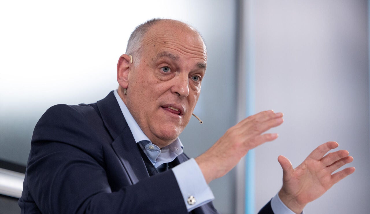 El presidente de LaLiga, Javier Tebas