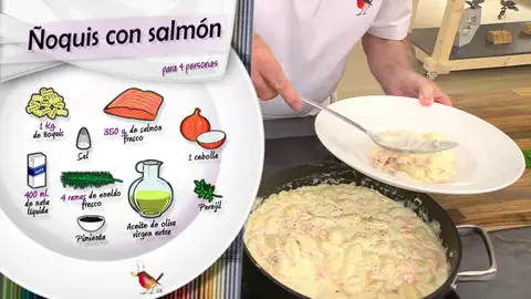 Ingredientes Ñoquis con salmón Ingredientes Ñoquis con salmón