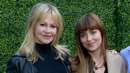 Melanie Griffith con su hija Dakota Johnson