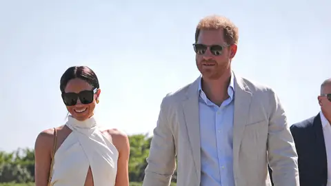 Meghan Markle y el príncipe Harry en un acto benéfico Meghan Markle y el príncipe Harry en un acto benéfico