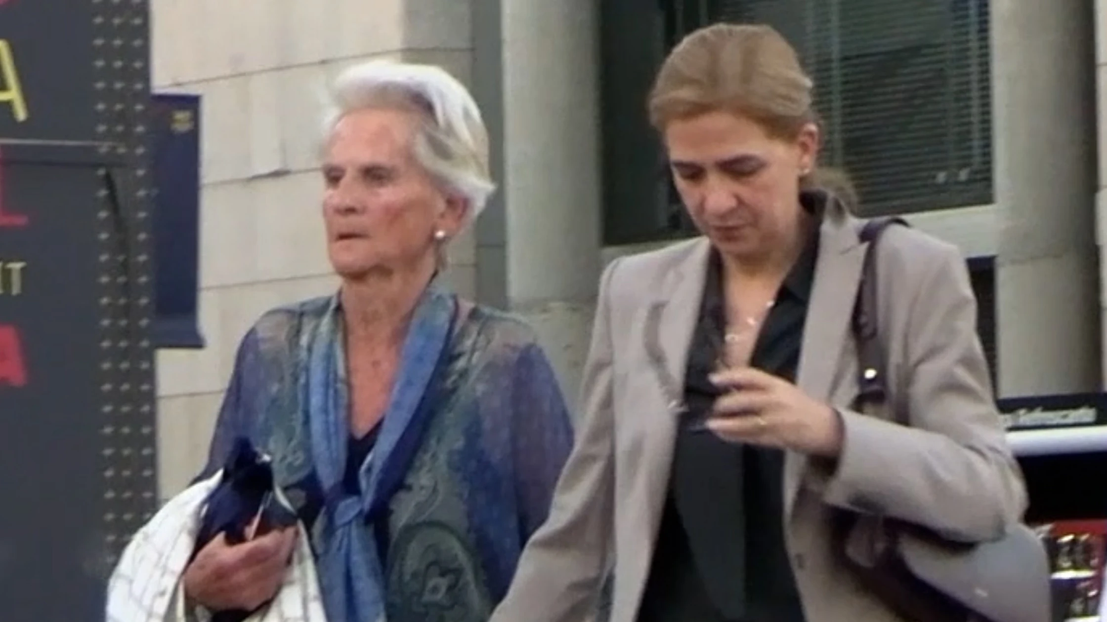 La infanta Cristina y Claire Liebaert La infanta Cristina y Claire Liebaert