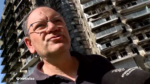 La nueva vida de Julián, el conserje que salvó vidas en Campanar La nueva vida de Julián, el conserje que salvó vidas en Campanar