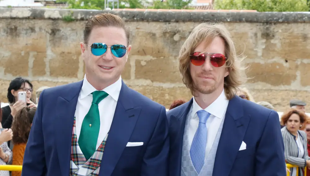 Jorge Cadaval y Ken Appledorn en una boda en 2016