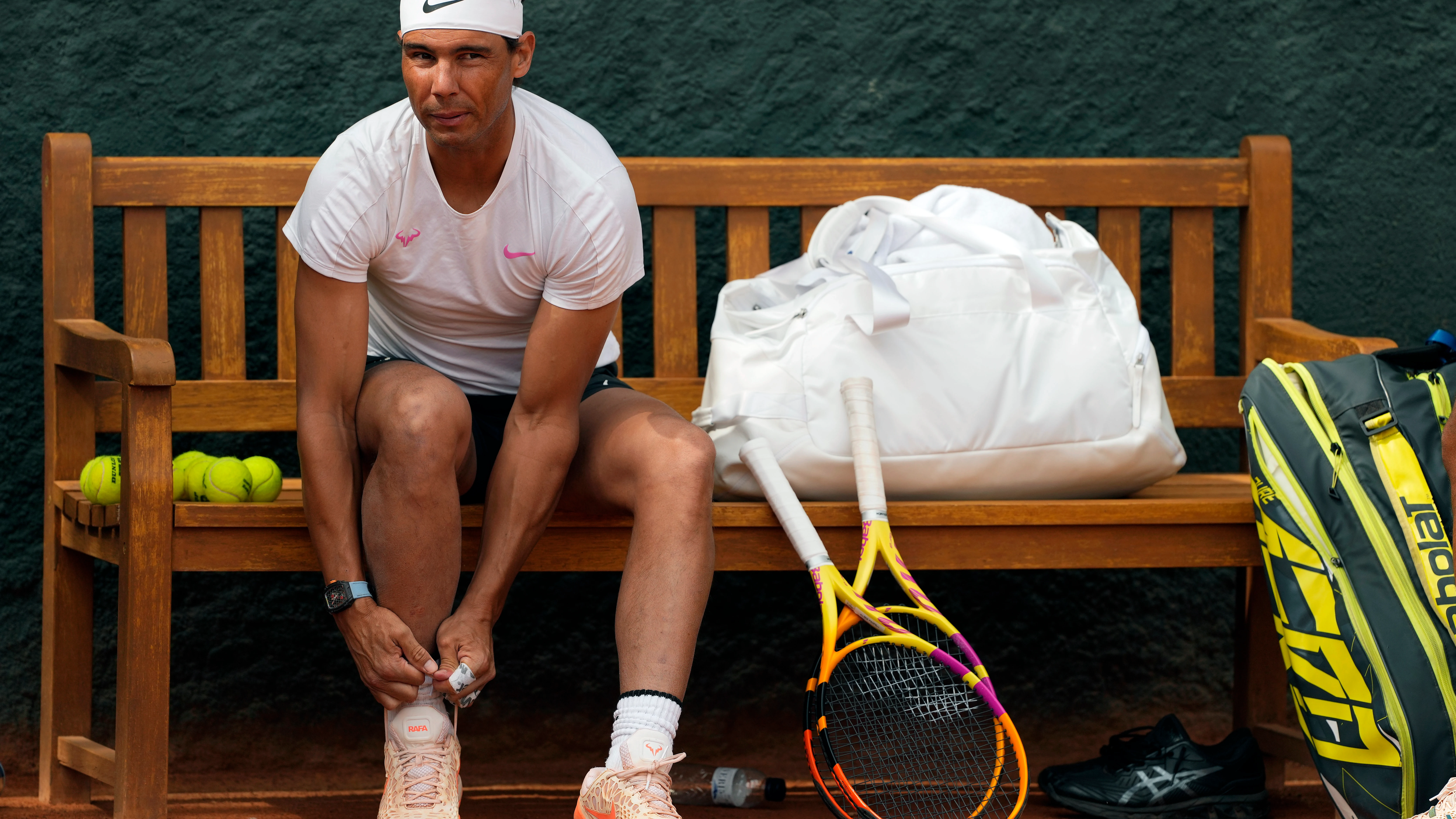 Rafa Nadal, en las instalaciones del RCT Barcelona