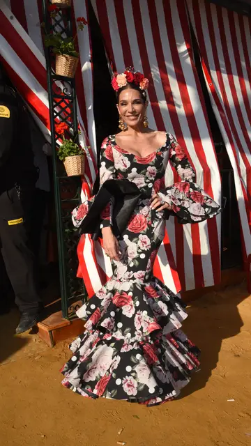 Raquel Bollo, en la Feria de Abril de Sevilla Raquel Bollo, en la Feria de Abril de Sevilla
