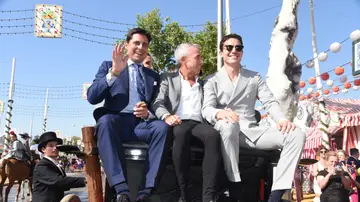 Francisco Rivera, El Turronero y Álex González en la Feria de Abril
